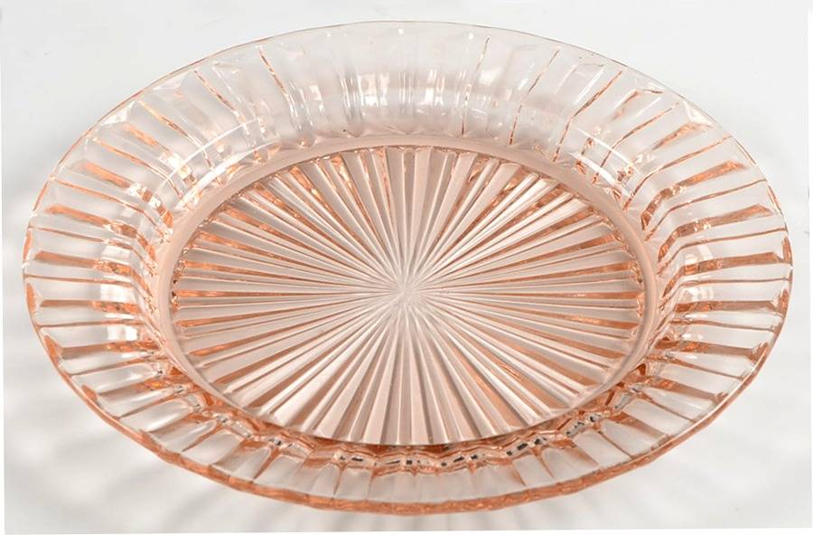 Fortune Pink Bread & Butter Plate by Anchor Hocking-1