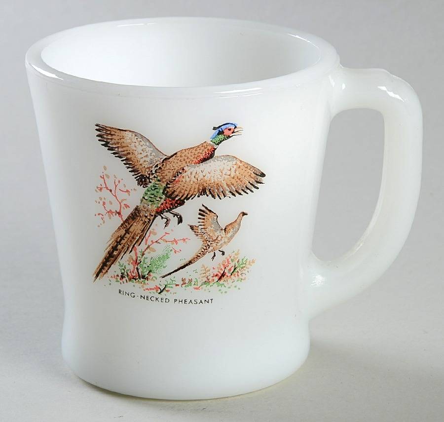 Game Birds Mug by Anchor Hocking-1