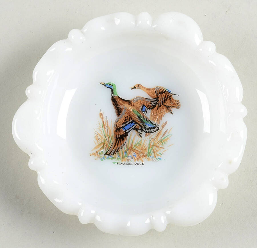 Game Birds 1" Ashtray by Anchor Hocking-1