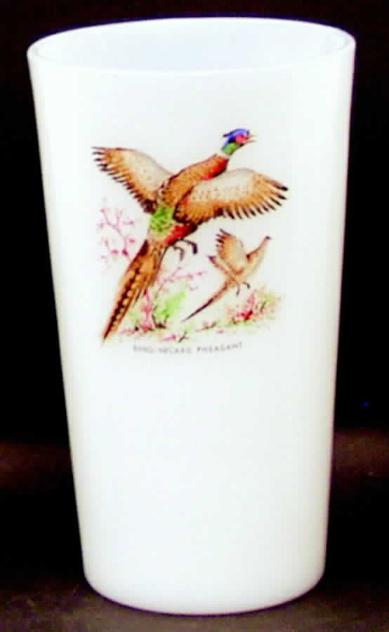 Game Birds Flat Tumbler by Anchor Hocking-1