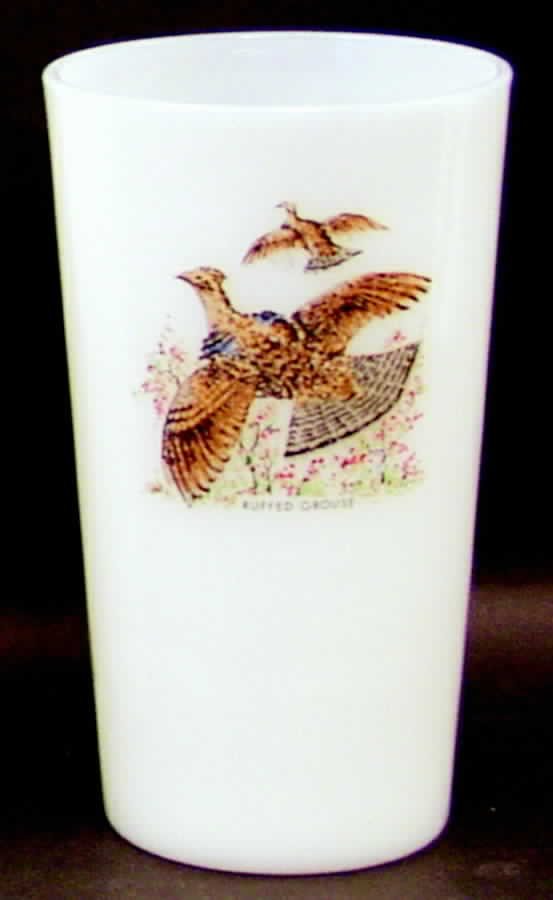 Game Birds Flat Tumbler by Anchor Hocking-1