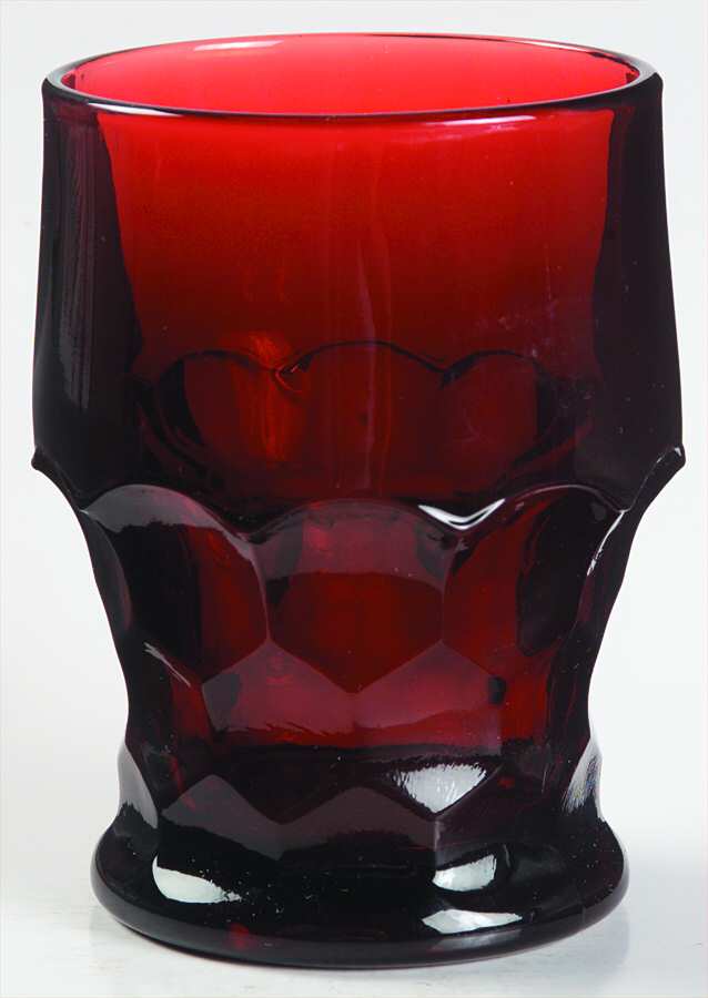 Georgian Ruby 9 Oz Flat Tumbler by Anchor Hocking-1