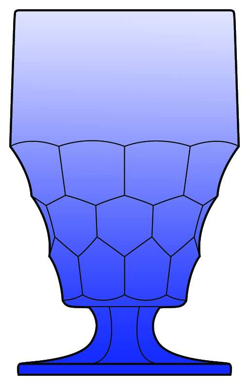 Georgian Cobalt Iced Tea by Anchor Hocking-1