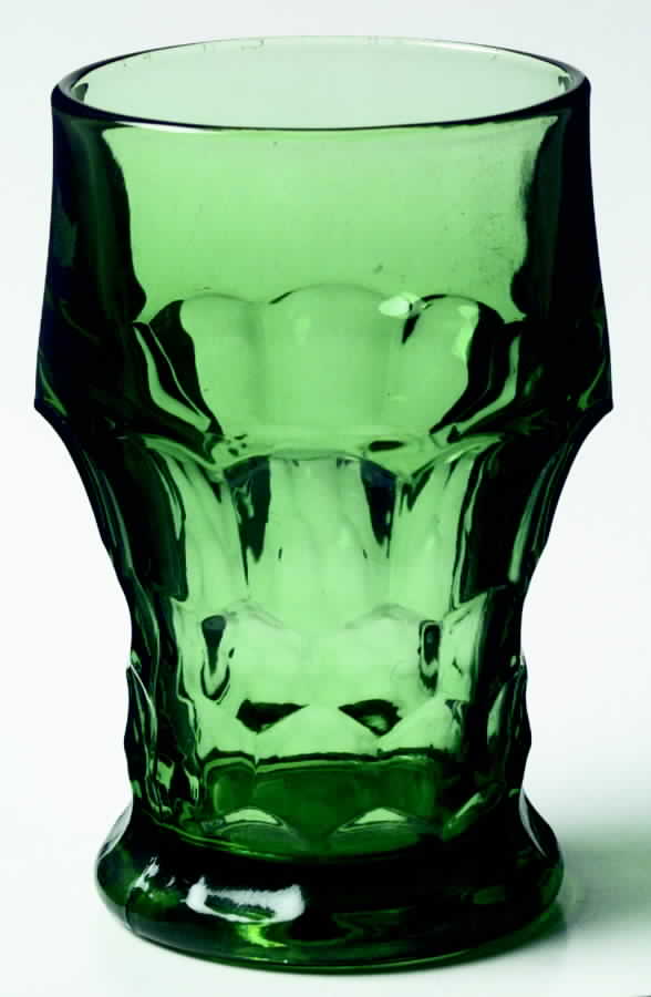 Georgian Green (Wintergreen) Flat Tumbler by Anchor Hocking-1