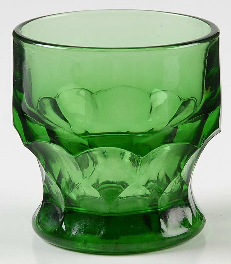 Georgian Green (Wintergreen) 5 Oz Flat Tumbler by Anchor Hocking-1