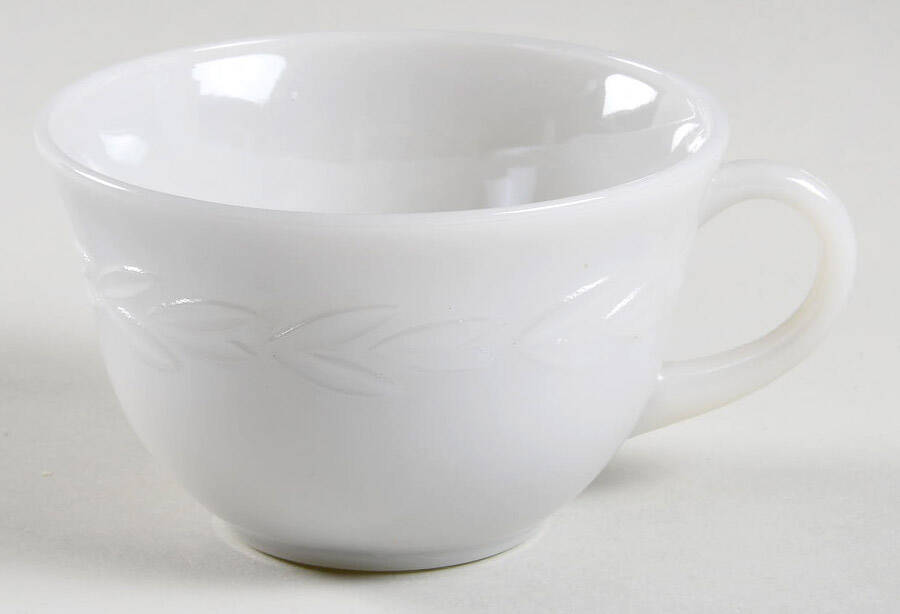 Gray Laurel Cup Only by Anchor Hocking-1