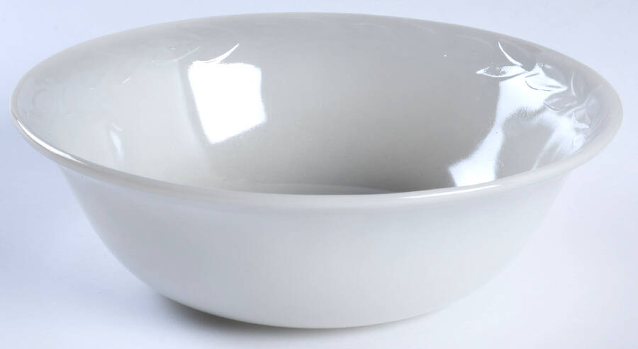 Gray Laurel 8" Round Vegetable Bowl by Anchor Hocking-1