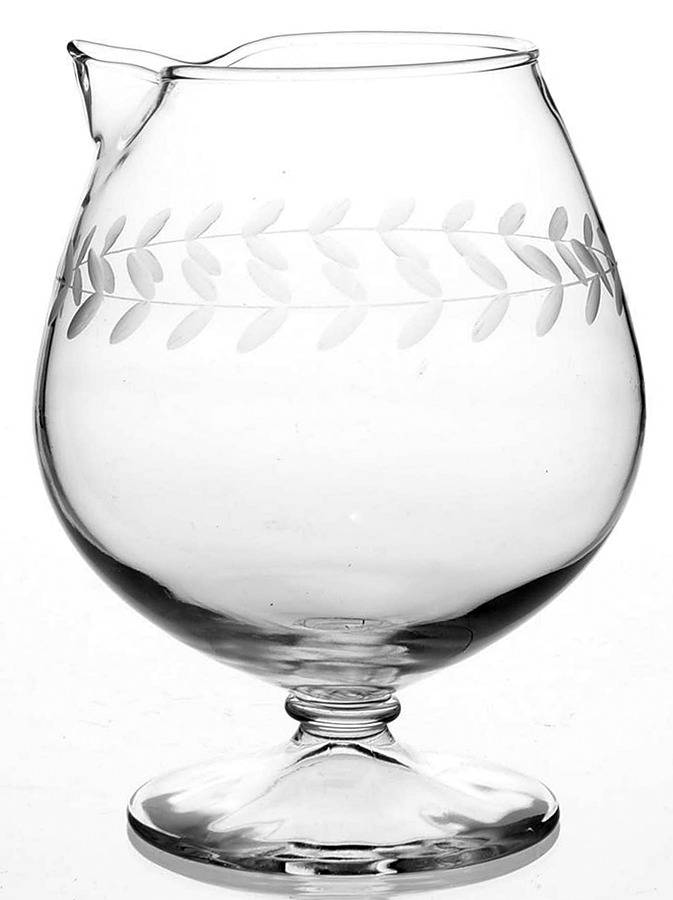 Laurel (Gray Cut) Martini Pitcher No Handle by Anchor Hocking-1