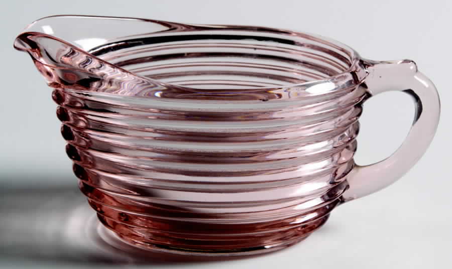 Manhattan Pink Creamer by Anchor Hocking-1