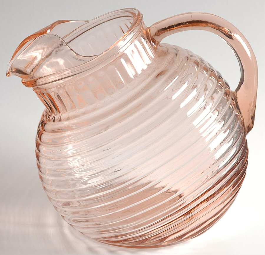Manhattan Pink 80 Oz Ball Jug by Anchor Hocking-1