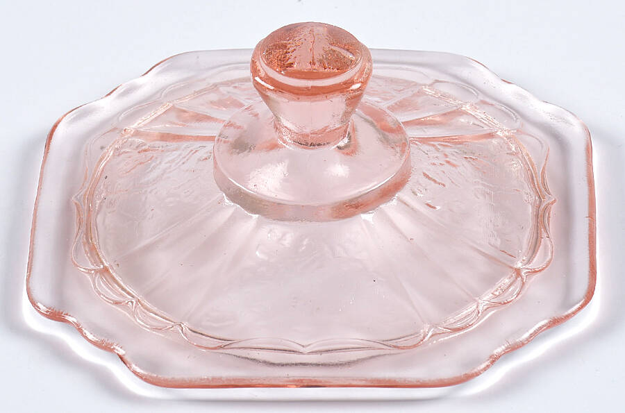 Mayfair Pink Lid for Cookie Jar by Anchor Hocking-1