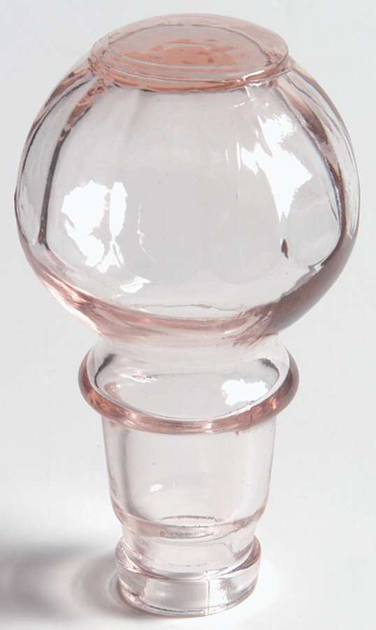 Mayfair Pink Stopper for Decanter by Anchor Hocking-1