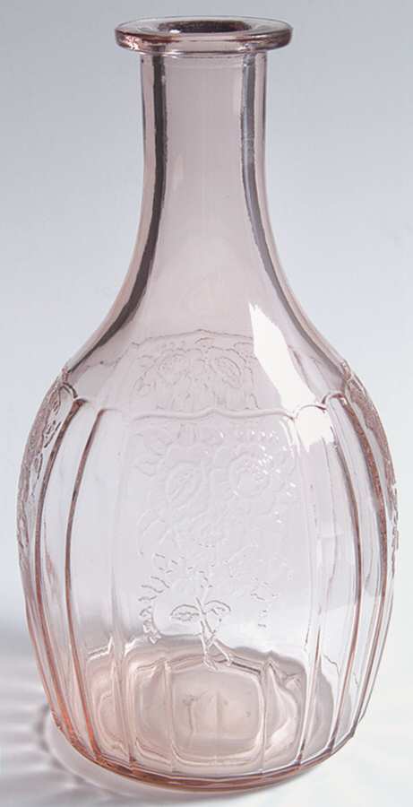 Mayfair Pink Decanter No Stopper by Anchor Hocking-1