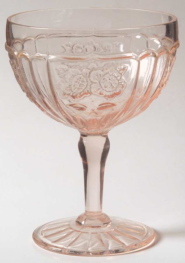 Mayfair Pink Champagne/Tall Sherbet by Anchor Hocking-1
