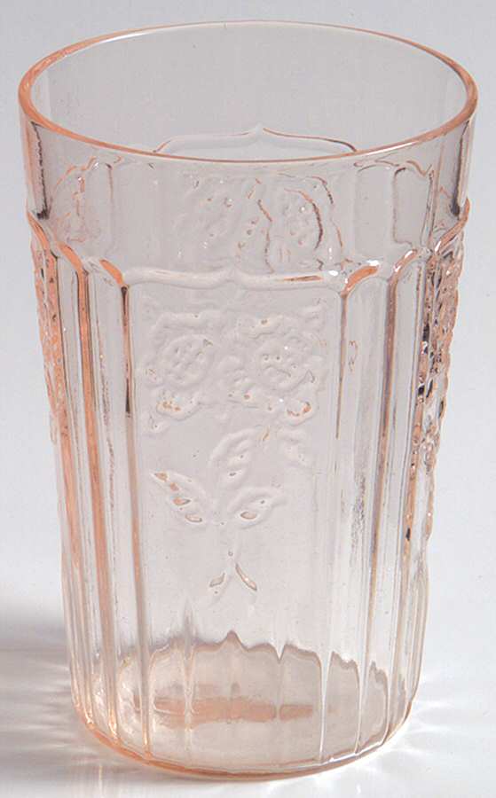 Mayfair Pink Flat Juice Glass by Anchor Hocking-1