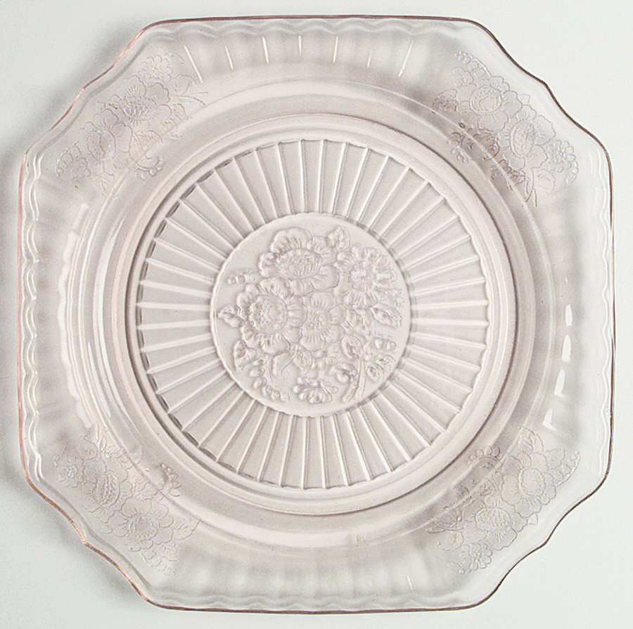 Mayfair Pink Dinner Plate by Anchor Hocking-1