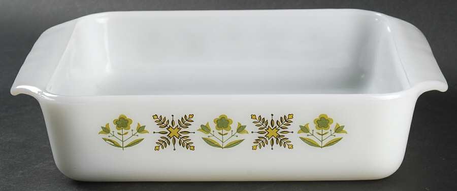 Meadow Green 8" Square Cake Pan by Anchor Hocking-1