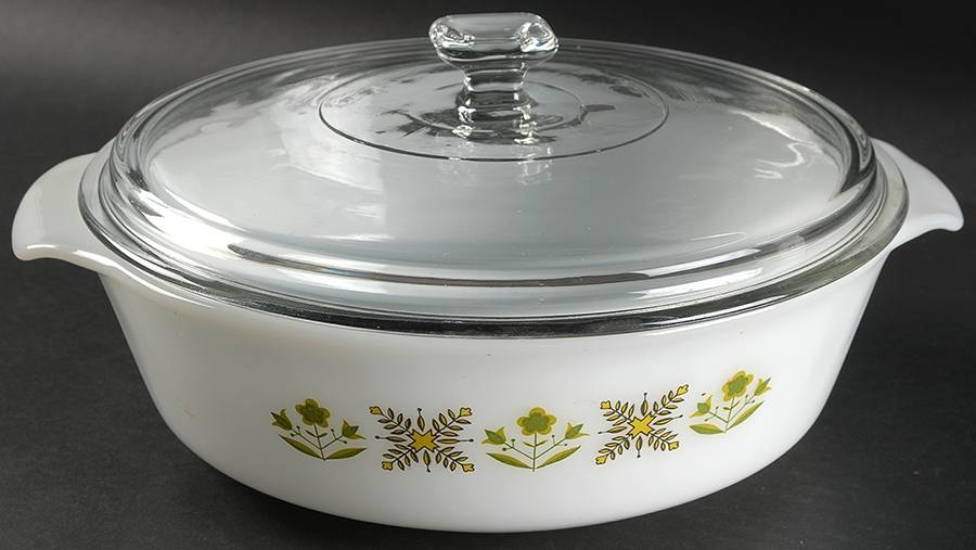 Meadow Green 2 Quart Round Covered Casserole by Anchor Hocking-1