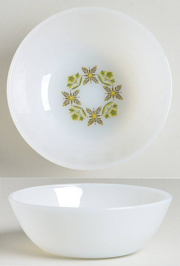 Meadow Green Small Fruit Dessert Bowl by Anchor Hocking-1