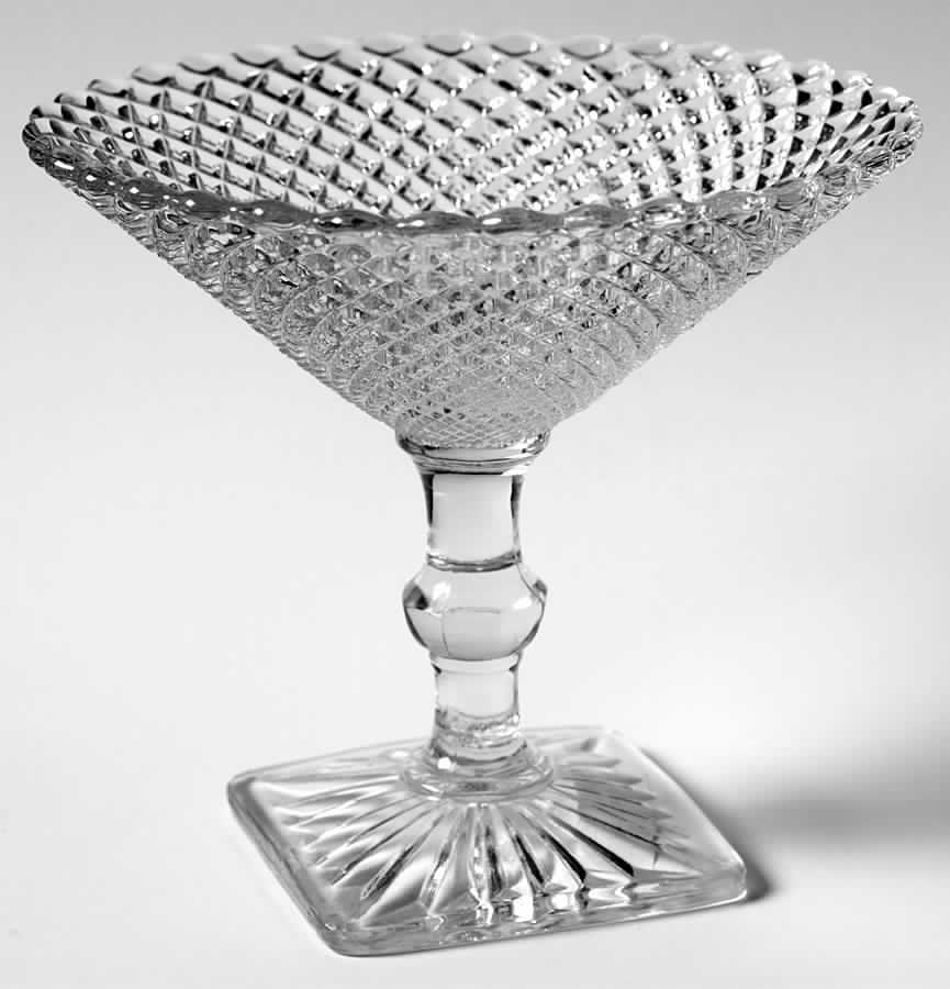 Miss America Clear Round Compote (Height X Width) by Anchor Hocking-1