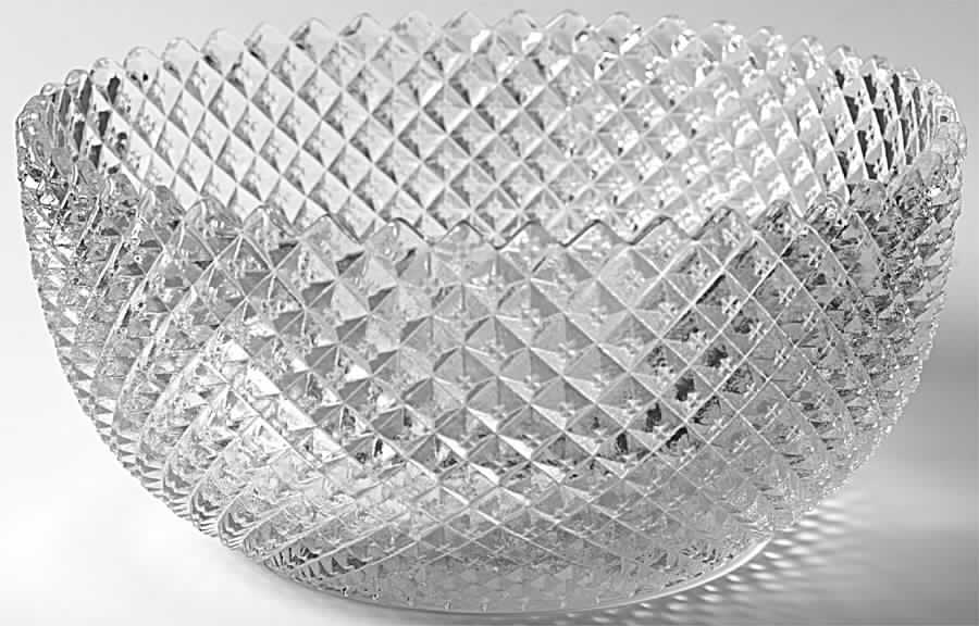Miss America Clear Large Fruit Bowl by Anchor Hocking-1