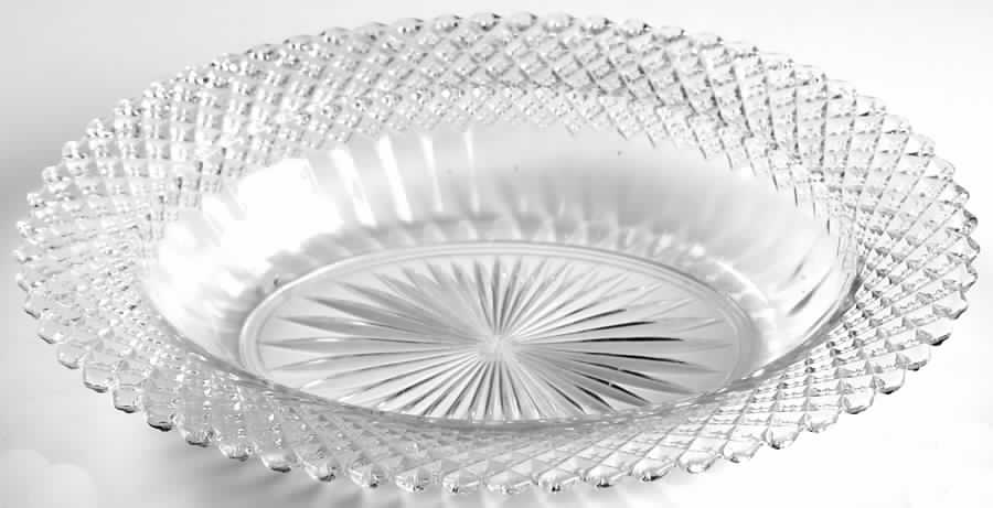 Miss America Clear Oval Vegetable Bowl by Anchor Hocking-1