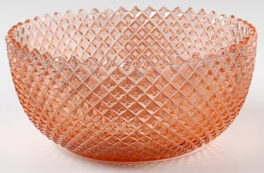 Miss America Pink Large Fruit Bowl by Anchor Hocking-1