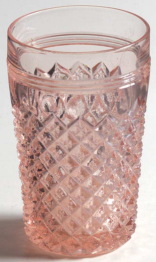 Miss America Pink Flat Juice Glass by Anchor Hocking-1