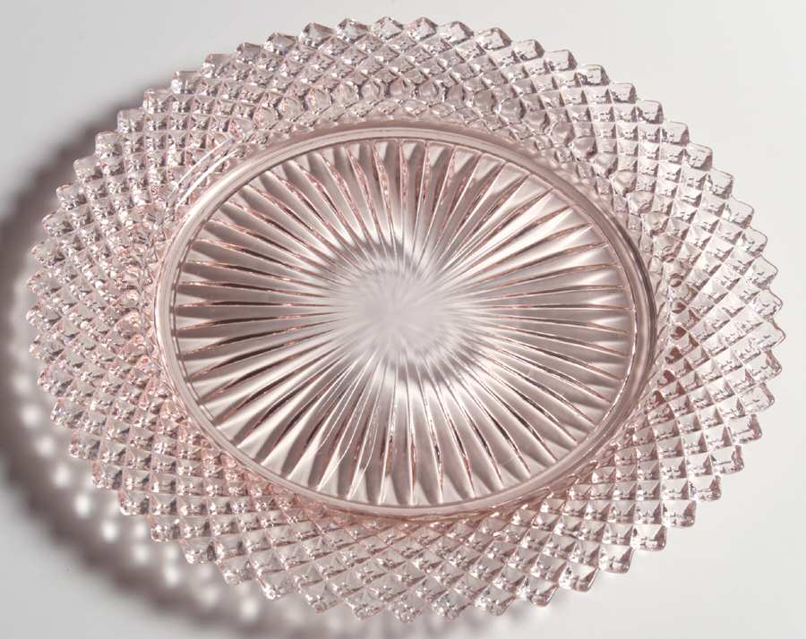 Miss America Pink 8" Salad Plate by Anchor Hocking-1