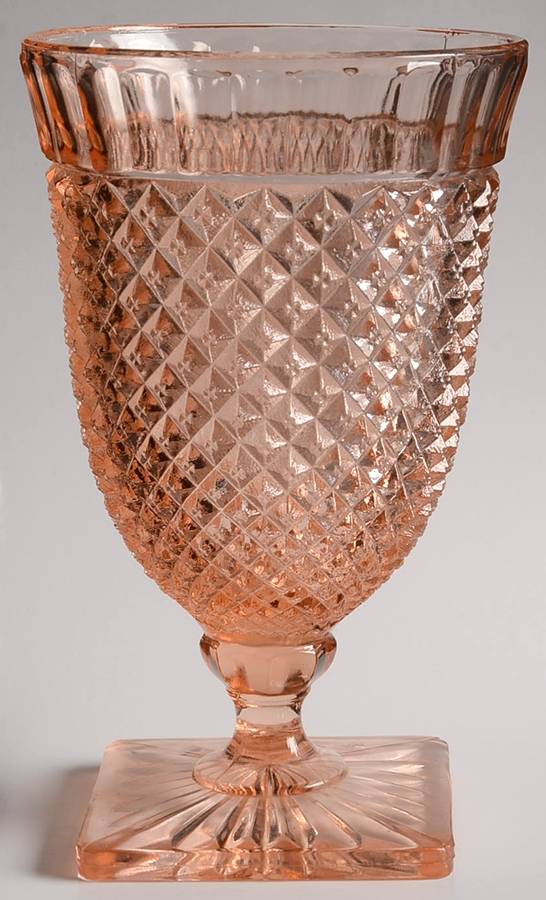 Miss America Pink Footed Candy Dish No Lid by Anchor Hocking-1