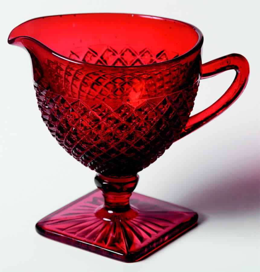 Miss America Ruby Creamer by Anchor Hocking-1