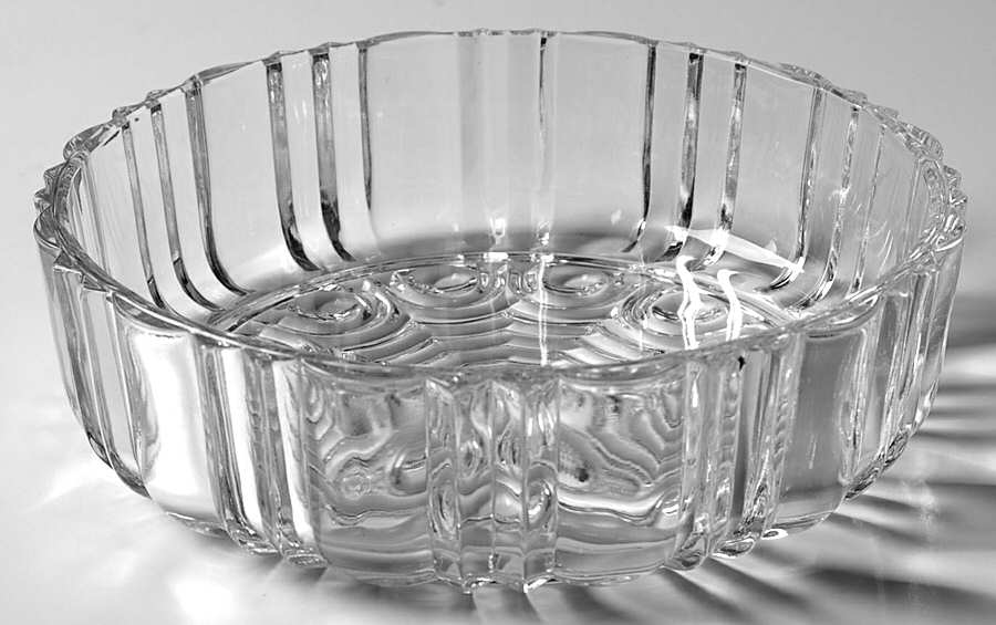 Old Cafe Clear Candy Dish No Lid by Anchor Hocking-1