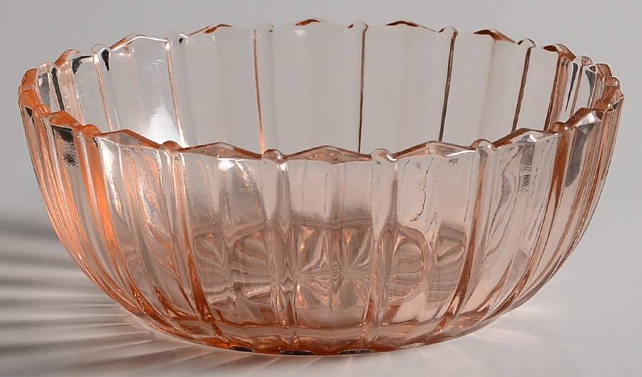 Old Cafe Pink Small Fruit Dessert Bowl by Anchor Hocking-1