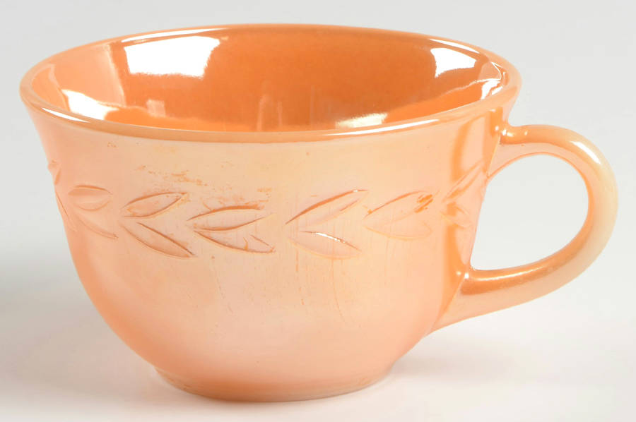 Peach Lustre Laurel Cup Only by Anchor Hocking-1