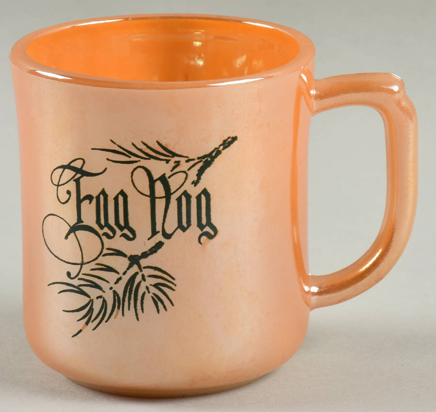 Peach Lustre Laurel Mug by Anchor Hocking-1