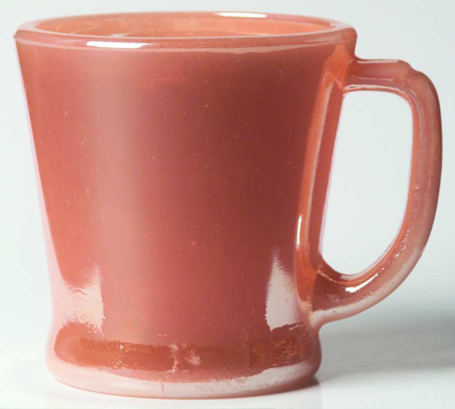 Peach Lustre Laurel Mug by Anchor Hocking-1