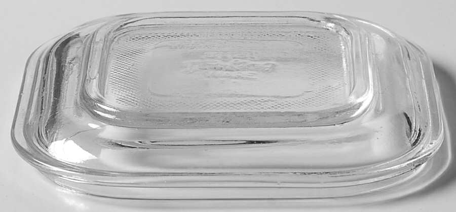 Peach Lustre Laurel Lid for Small Refrigerator Jar by Anchor Hocking-1