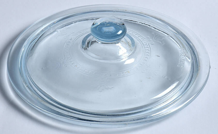 Philbe Sapphire Blue Ovenware Lid for 1 Pint Round Covered Casserole by Anchor Hocking-1