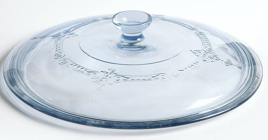 Philbe Sapphire Blue Ovenware 2 Qt Round Casserole Lid by Anchor Hocking-1