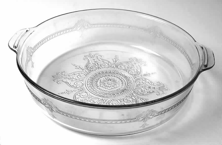 Philbe Sapphire Blue Ovenware 10" Round Roaster by Anchor Hocking-1