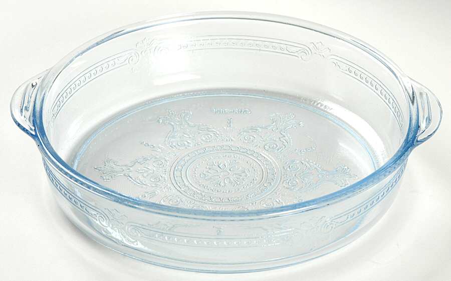 Philbe Sapphire Blue Ovenware 8" Round Roaster by Anchor Hocking-1