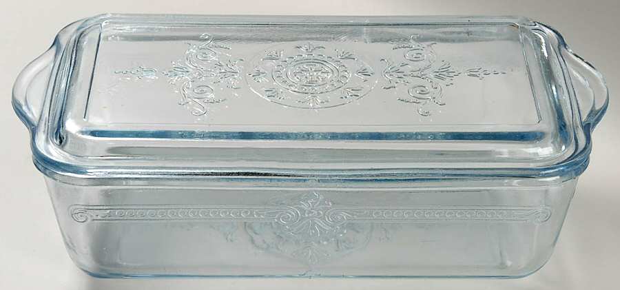 Philbe Sapphire Blue Ovenware Large Refrigerator Jar & Lid by Anchor Hocking-1
