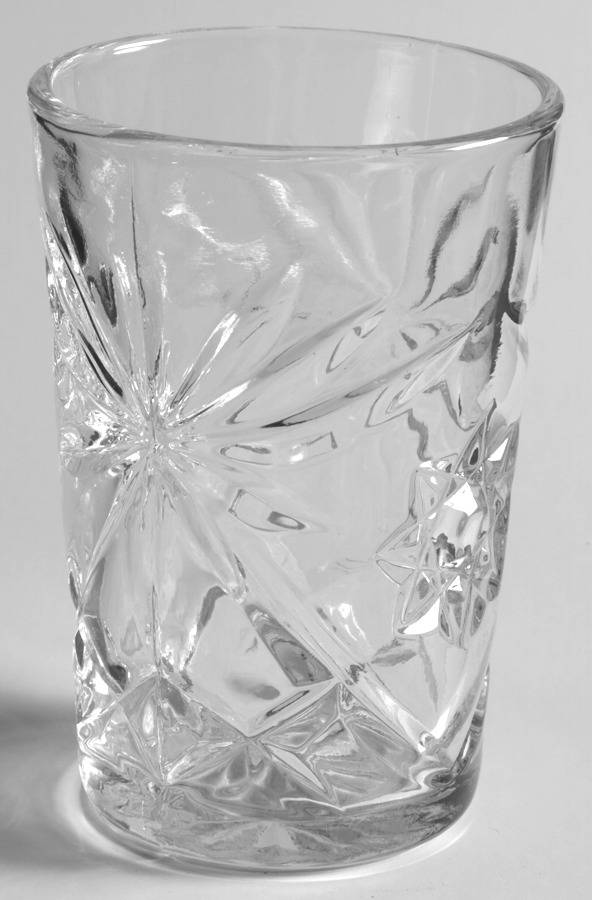 Prescut Clear Flat Tumbler by Anchor Hocking-1