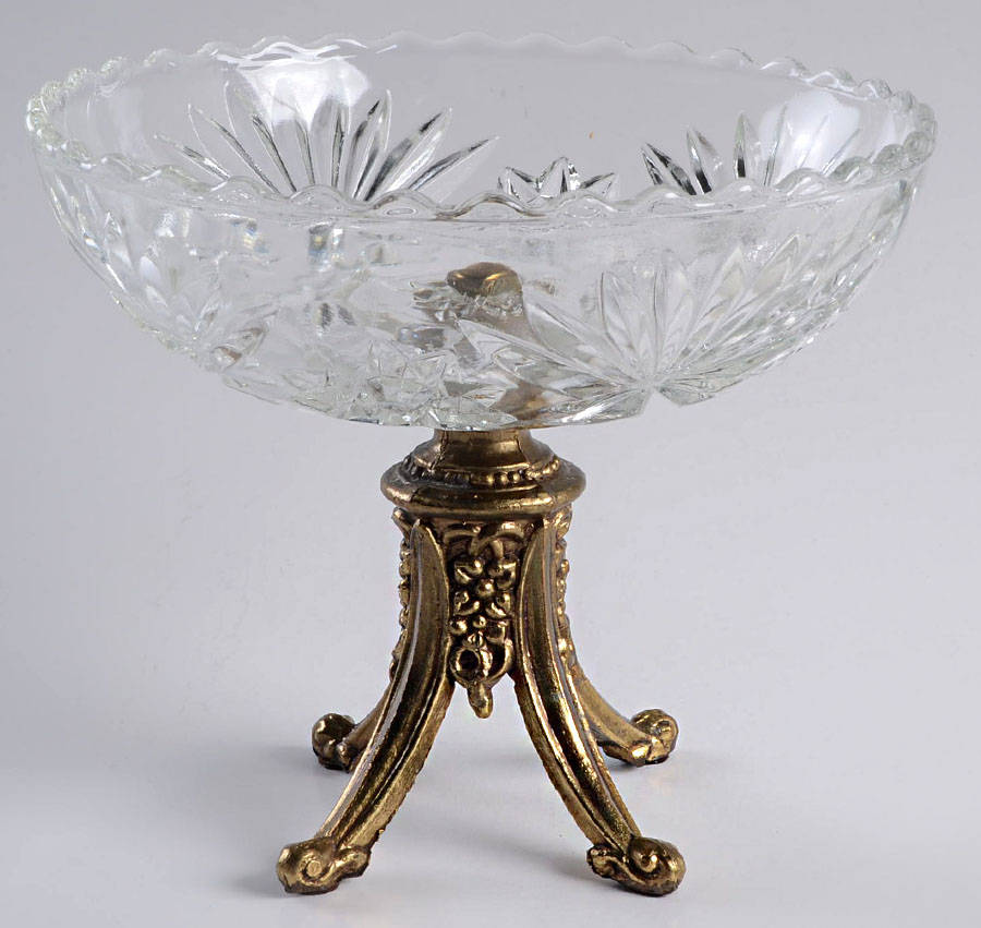 Prescut Clear Round Compote (Height X Width) by Anchor Hocking-1