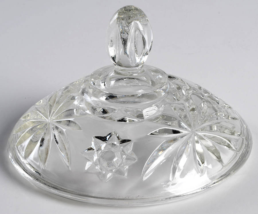 Prescut Clear Lid for Footed Candy Dish by Anchor Hocking-1