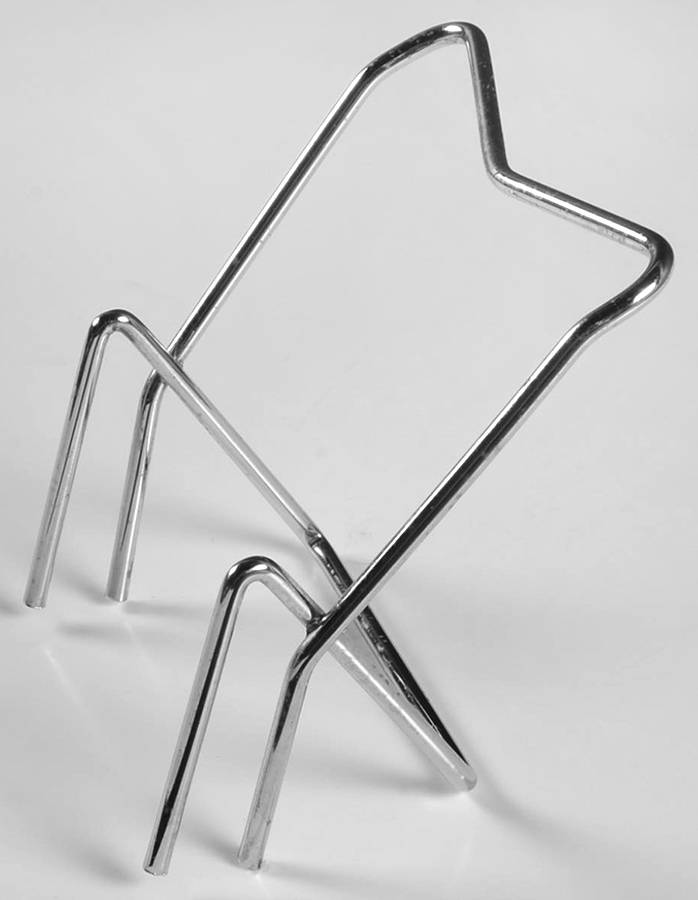 Prescut Clear Metal Holder for Chip & Dip by Anchor Hocking-1