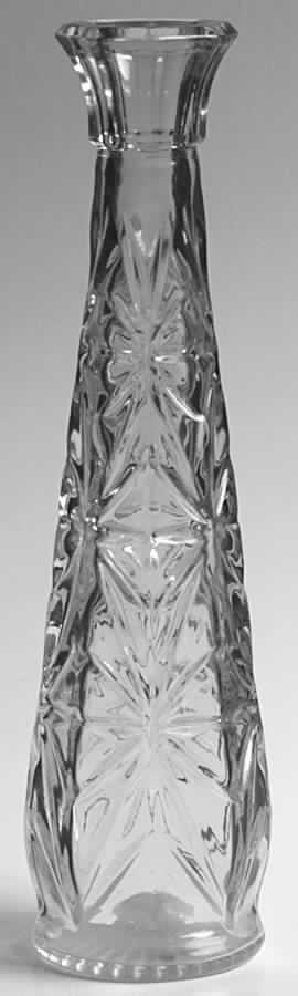 Prescut Clear 9" Bud Vase by Anchor Hocking-1