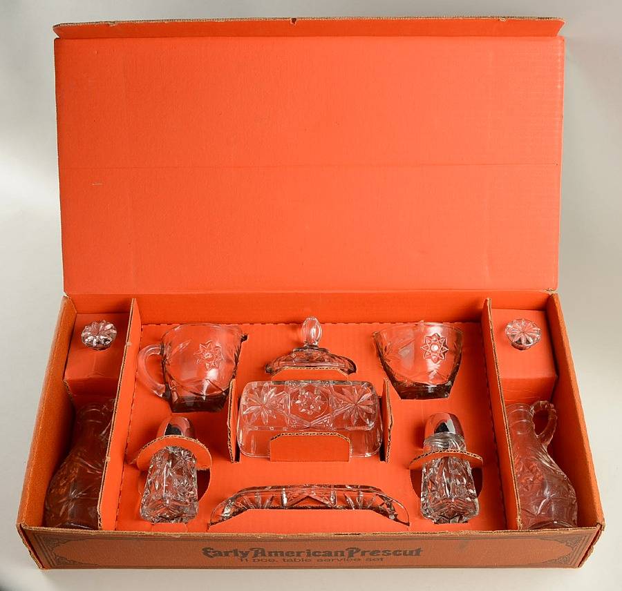 Prescut Clear (13 Pc) Box Service Set (CCR,CSUWL,CBD4,2CRU,SAPA) by Anchor Hocking-1