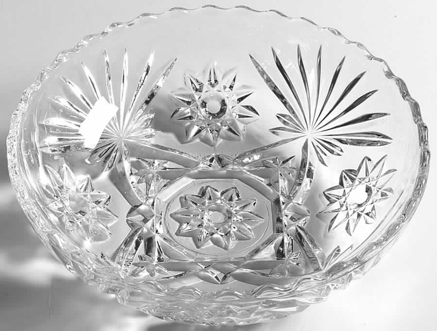 Prescut Clear 7" Scalloped Bowl by Anchor Hocking-1