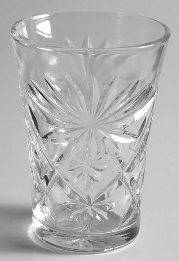 Prescut Clear Flat Tumbler by Anchor Hocking-1